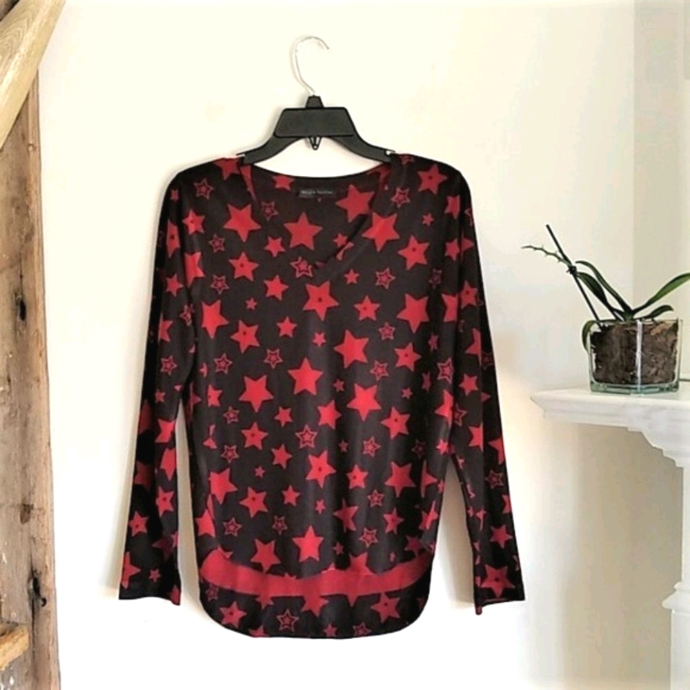 Long Sleeve Star Top  M